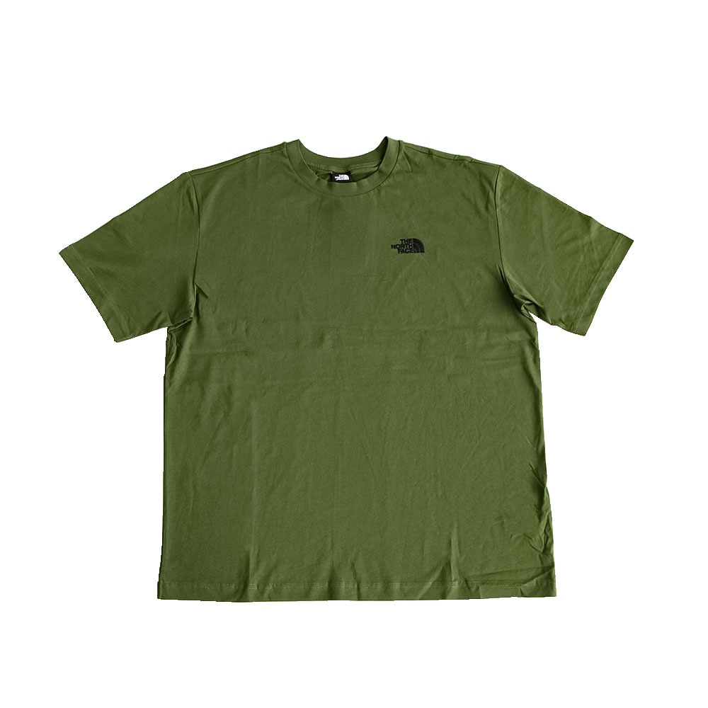 Tシャツ 半袖 メンズ シンプル ワンポイント エッセンシャル オーバーサイズ 刺繍 ハーフドーム 春夏 ティーシャツ カットソー トップス ブランド プレゼント ギフト NF0A87NR