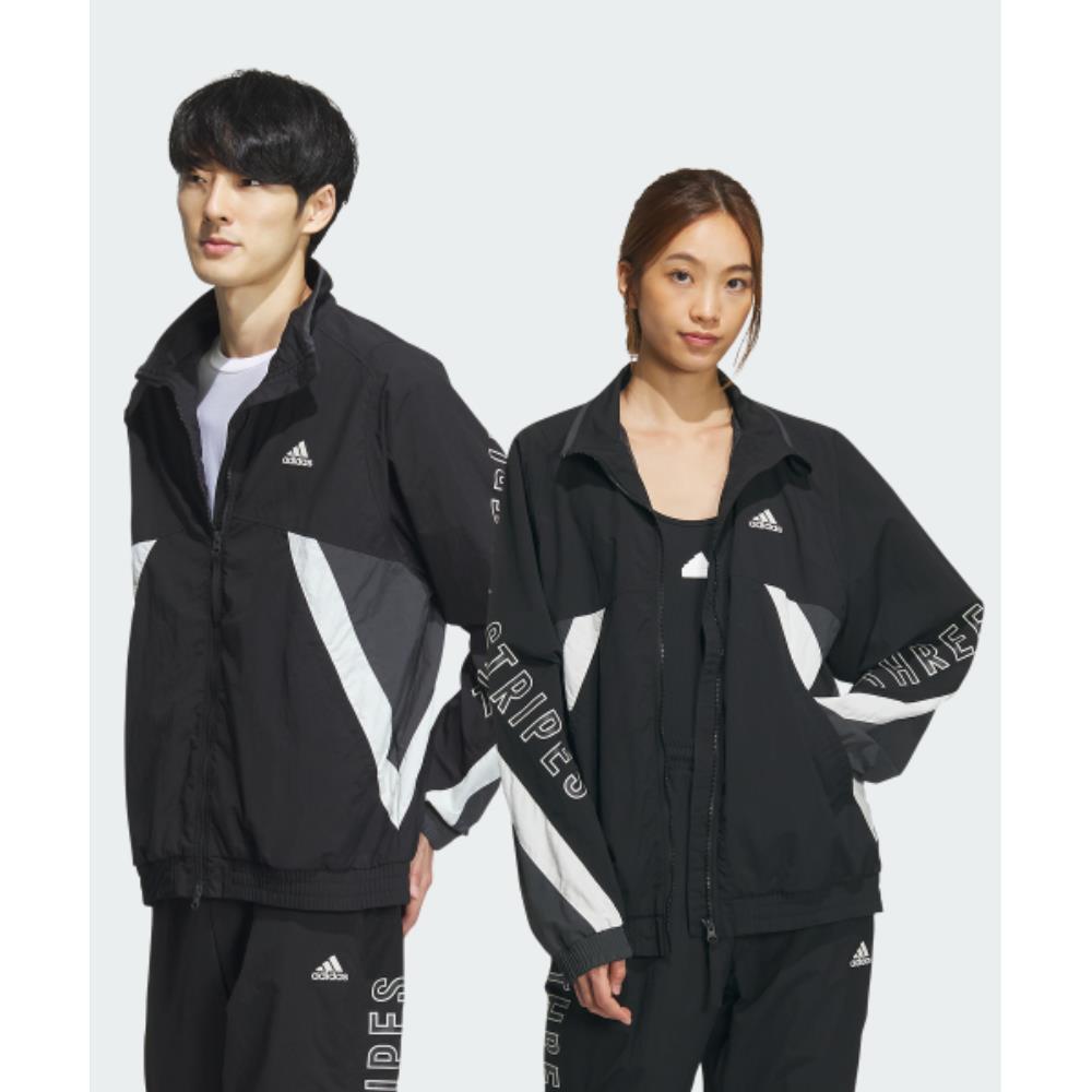 adidas Wording Oversized Fit Woven Full Zip Jacket IS514