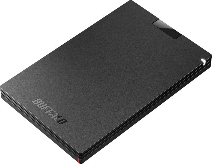 BUFFALO (バッファロー) USB 3.2(Gen 1)対応 外付けポータブルSSD 250GB(簡易パッケージ) SSDPG250U3BCN