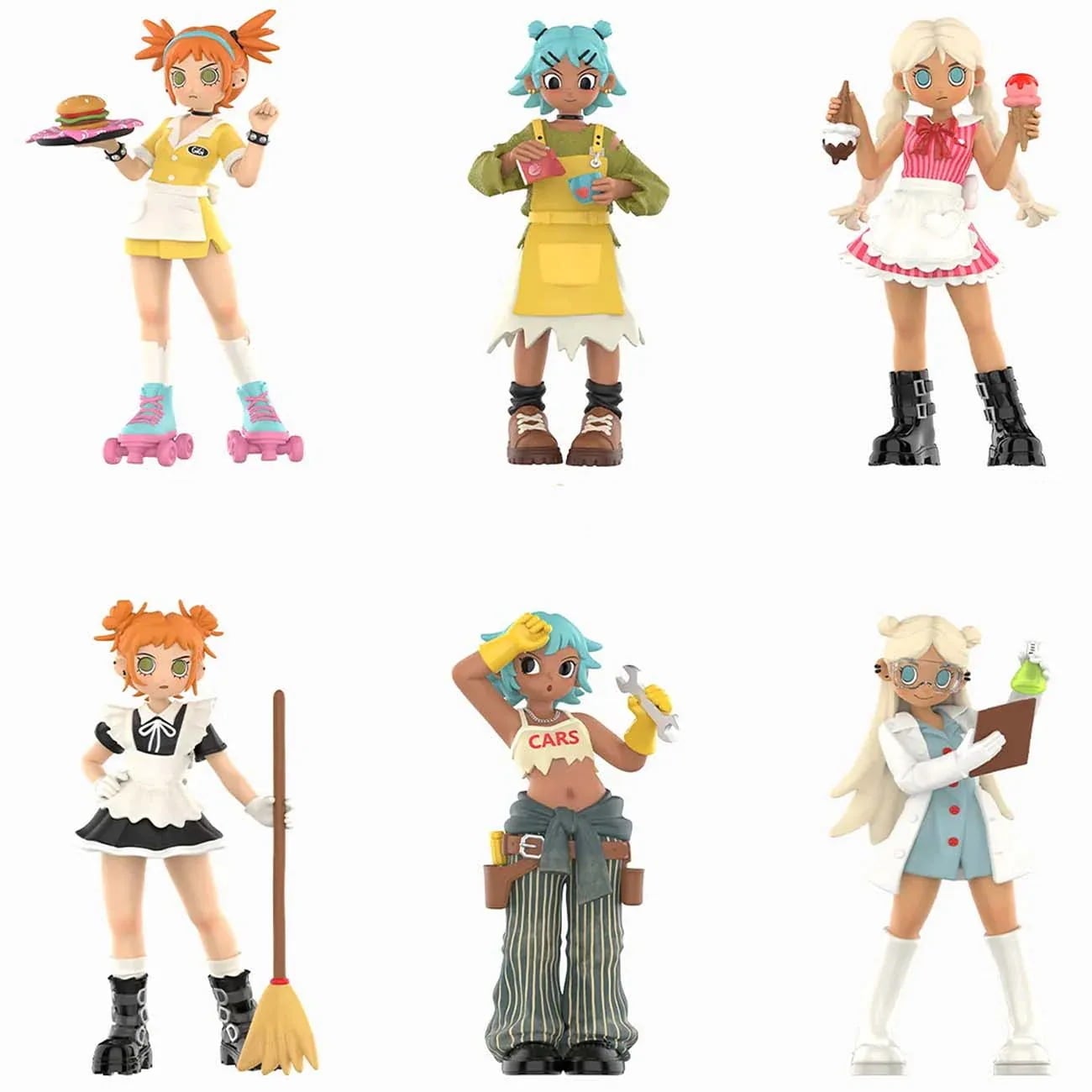 公式正規品POPMART ピーチ・ライオット・パンク・エコノミクスシリーズ ガチャポン ブラインドボックス トレンディトイ