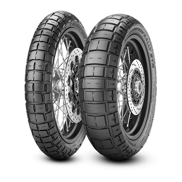 2865100 SCORPION RALLY STR 110/80 R 19 M/C 59V M+S TL FRONT ブロックタイプON/OFFタイヤ 1本単位の販売となります