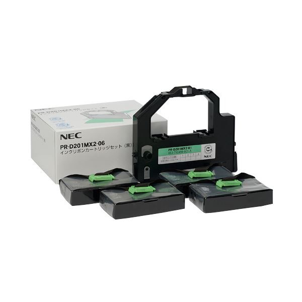 【良好品】 NEC インクリボンカートリッジセット黒 1セット PR-D201MX2-06 その他PC用アクセサリー