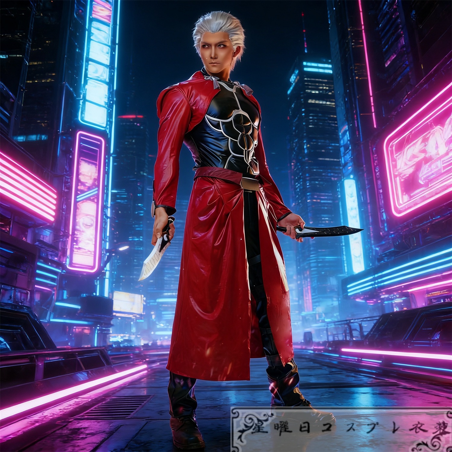 『一部在庫あり』フェイト ステイナイト Unlimited Blade Works アーチャー コスプレ衣装 コスチューム