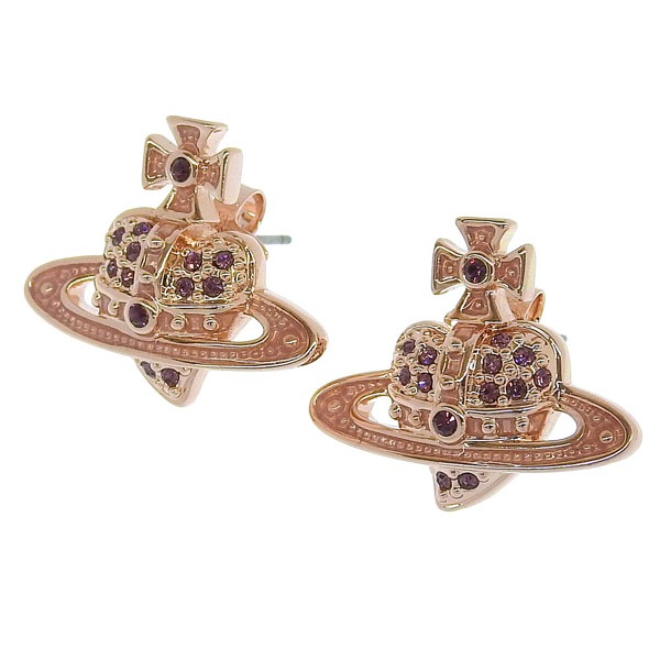 ヴィヴィアンウエストウッド アクセサリー レディース ピアス イヤリング ピンクゴールド×レッド REVERSE HEART STUD-EARRINGS 6201032602G232 VIVIENNE 18,576円