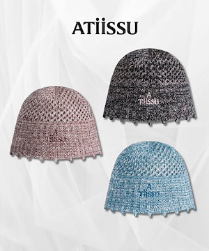 Qoo10 ATiissu HOLI BUCKET HAT ロゴ ハ