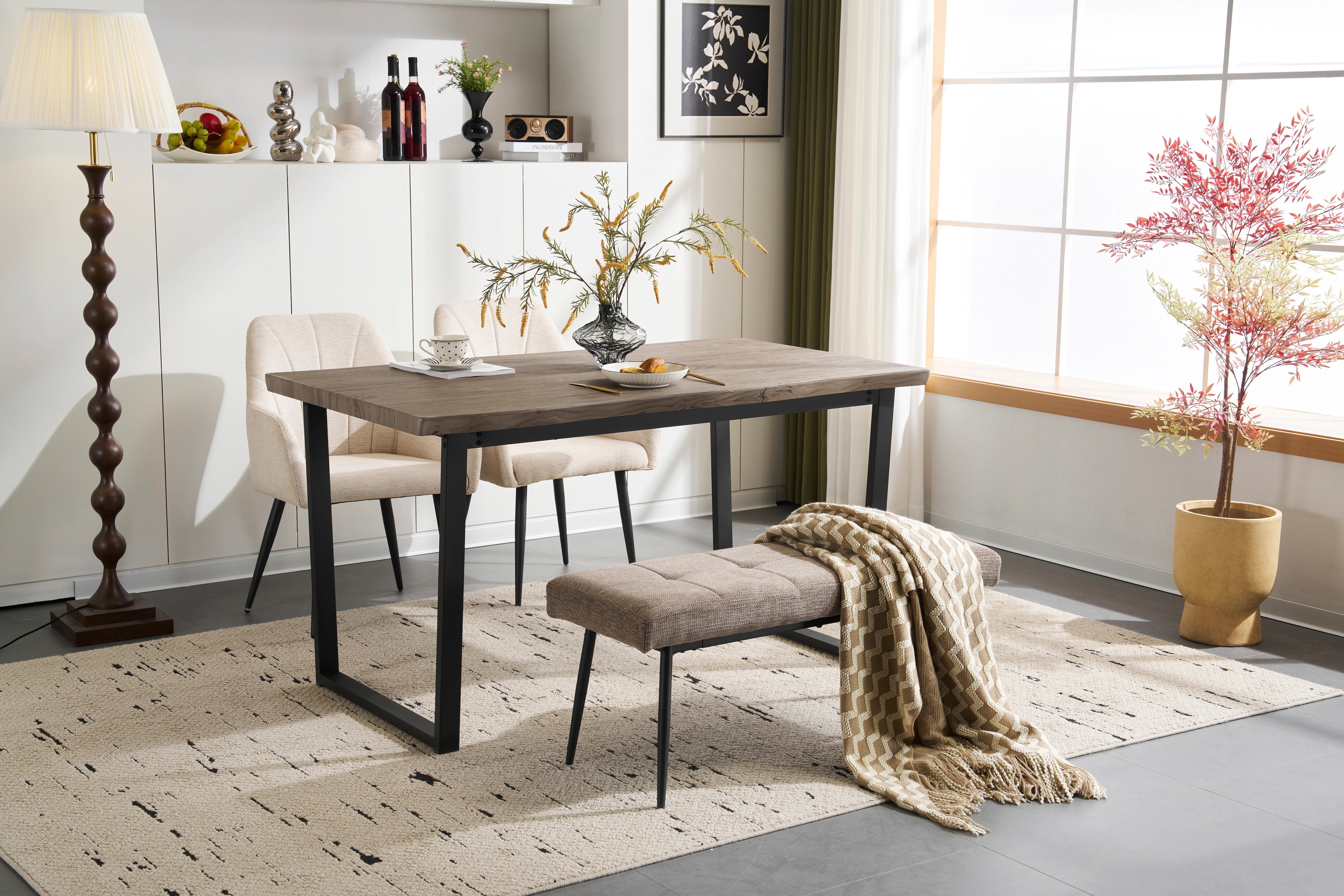 国内発送D】ダイニングテーブル 食卓 4人用 2人用 幅140cm おしゃれ