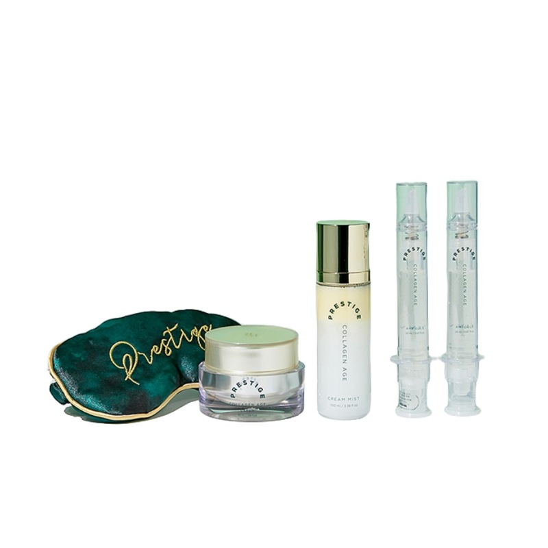 ブリブリプレステージコラーゲン3種セット（アンプル20ml×2ea＋クリーム50ml＋ミスト100ml＋睡眠ライニングプレゼント）