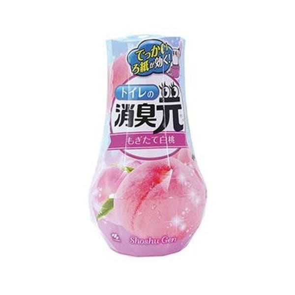 （まとめ）小林製薬 トイレの消臭元 もぎたて白桃400ml 1セット（5個）[x10セット]