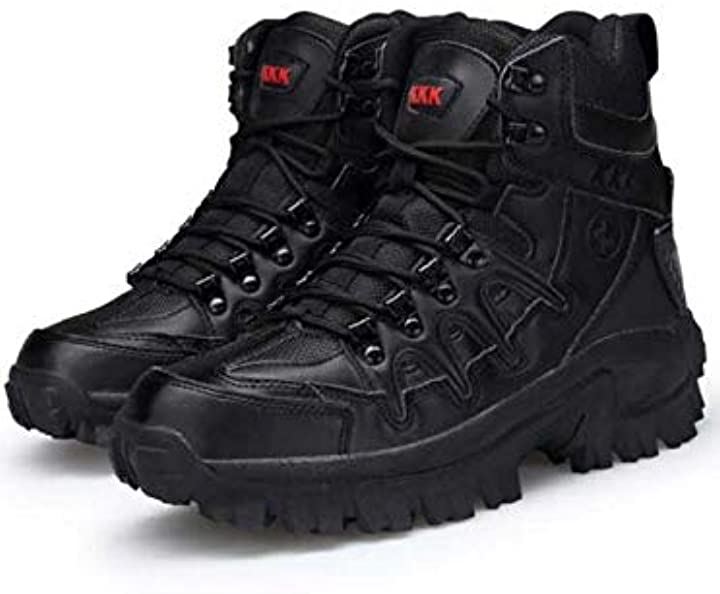 ナイトレイド メンズ ミリタリー ブーツ アウトドア シューズ 登山 靴 ブラック 27.0cm(ブラック 27.0cm, 26.0 cm 2A)