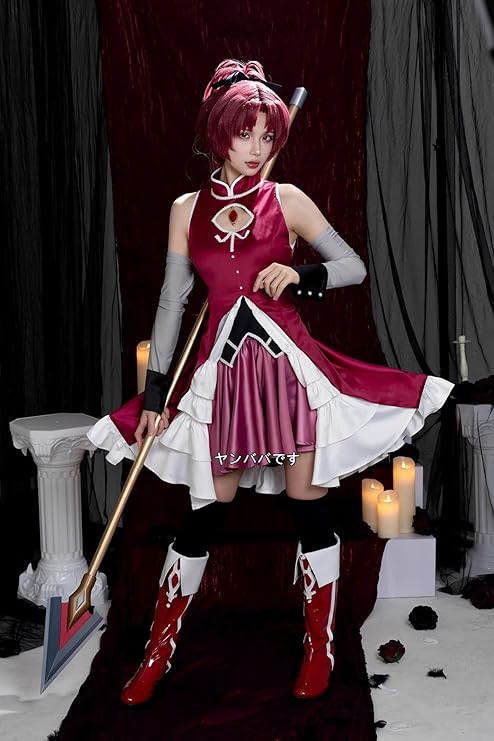 佐倉杏子コスプレ 衣装+首飾り(ウィッグ 靴別売り)