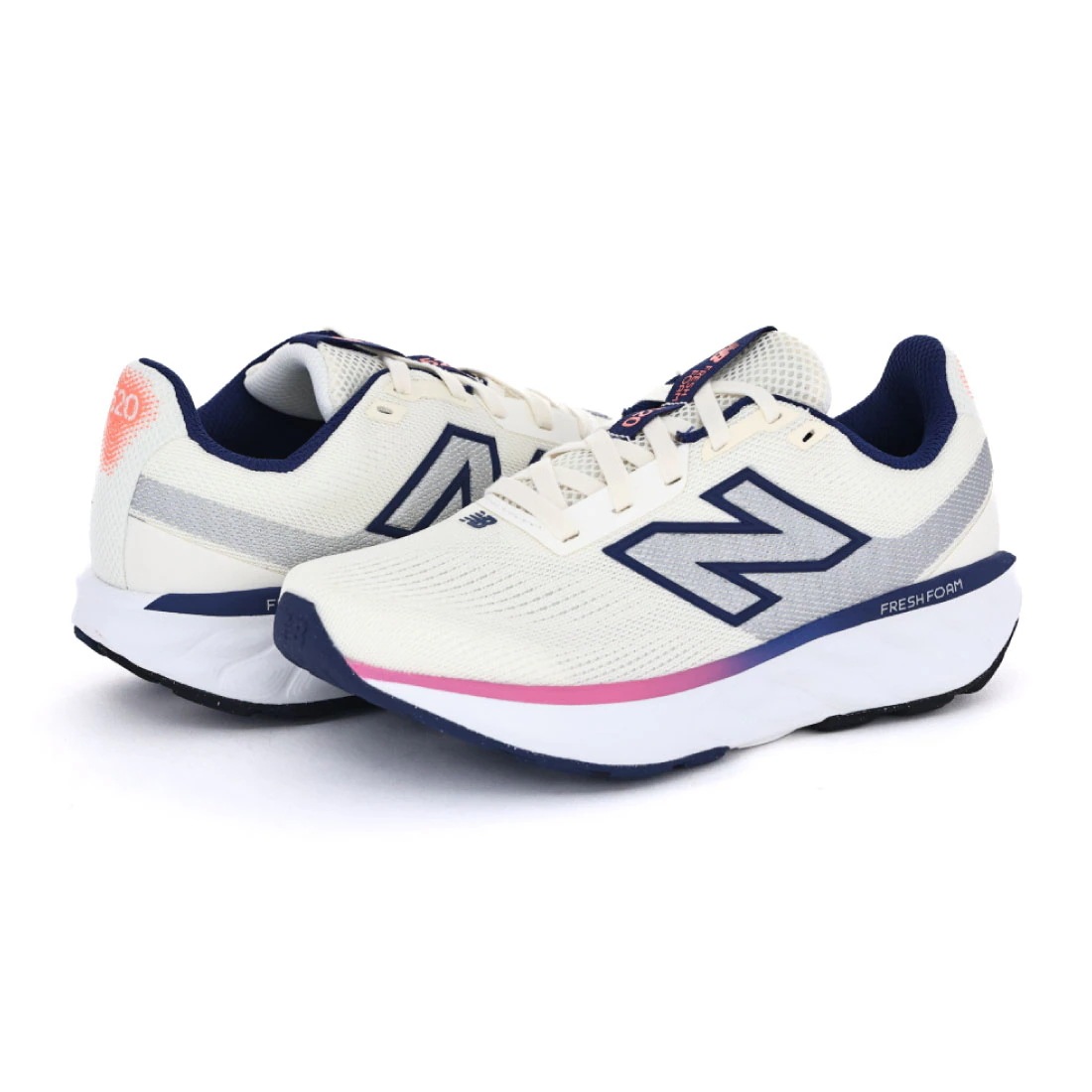 レディース スニーカー フレッシュフォーム W520 1N8 ベージュ ポップピンク 厚底 運動靴 ジム ランニング トレーニング ウォーキング