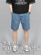 WBO スローブリーチデニムショートパンツ