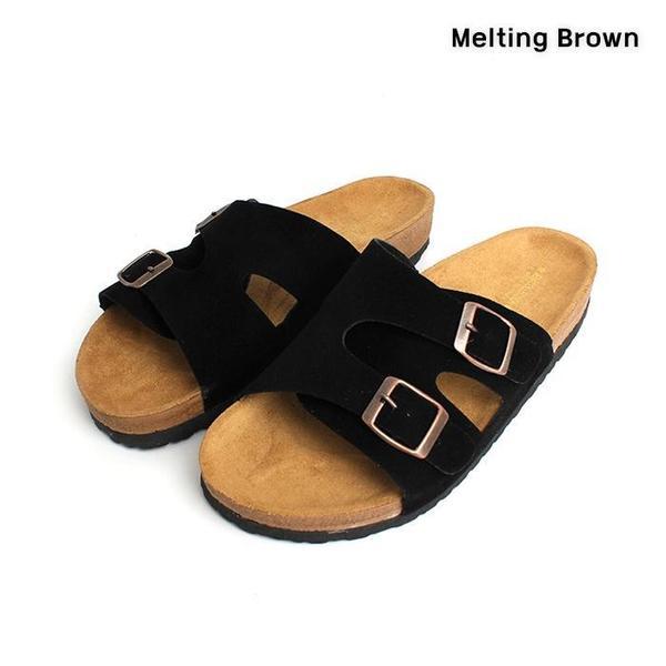 男女兼用 夏 カジュアル バックル スリッパ 3color