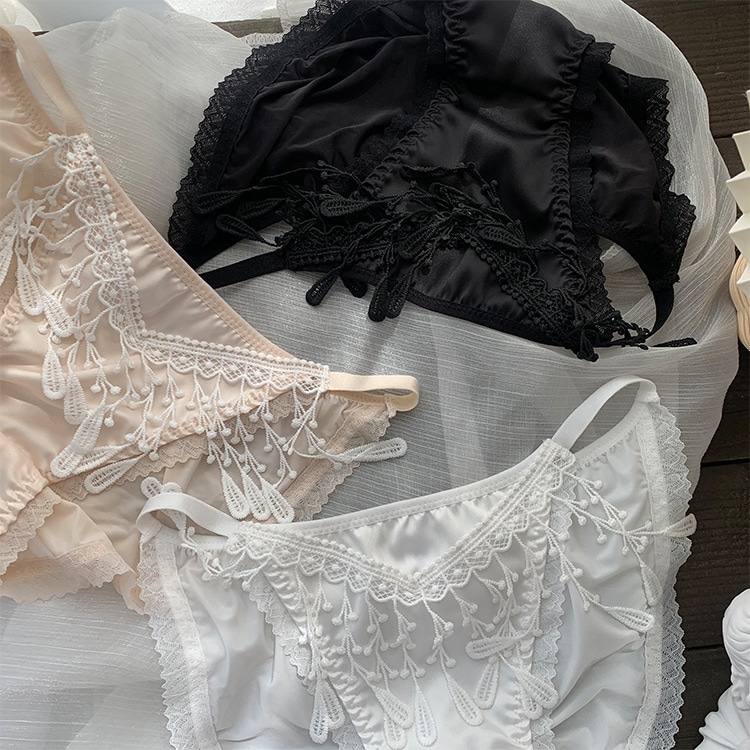 【1点ご購入 で10点プレゼントいたします】通気性ミルクシルクレースアップスリットパンツ女