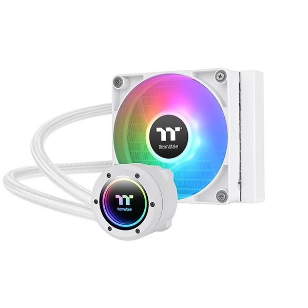 CL-W363-PL12SW-A ホワイト TH120 ARGB Sync V2 CPU Liquid Cooler -Snow- [CPUクーラー]