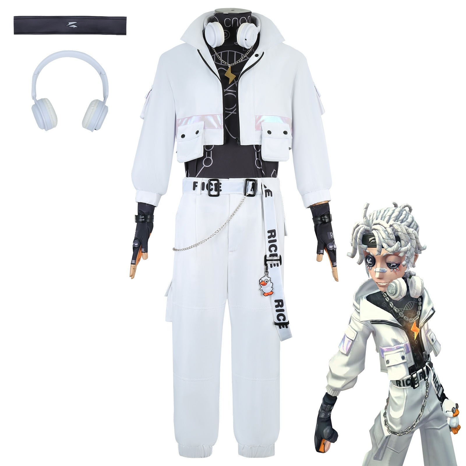 【人気爆売れ】第五人格囚人cos コスプレ コスチューム聯動金奇珍ファッション囚人コスプレいしょうアニメコスプレ服