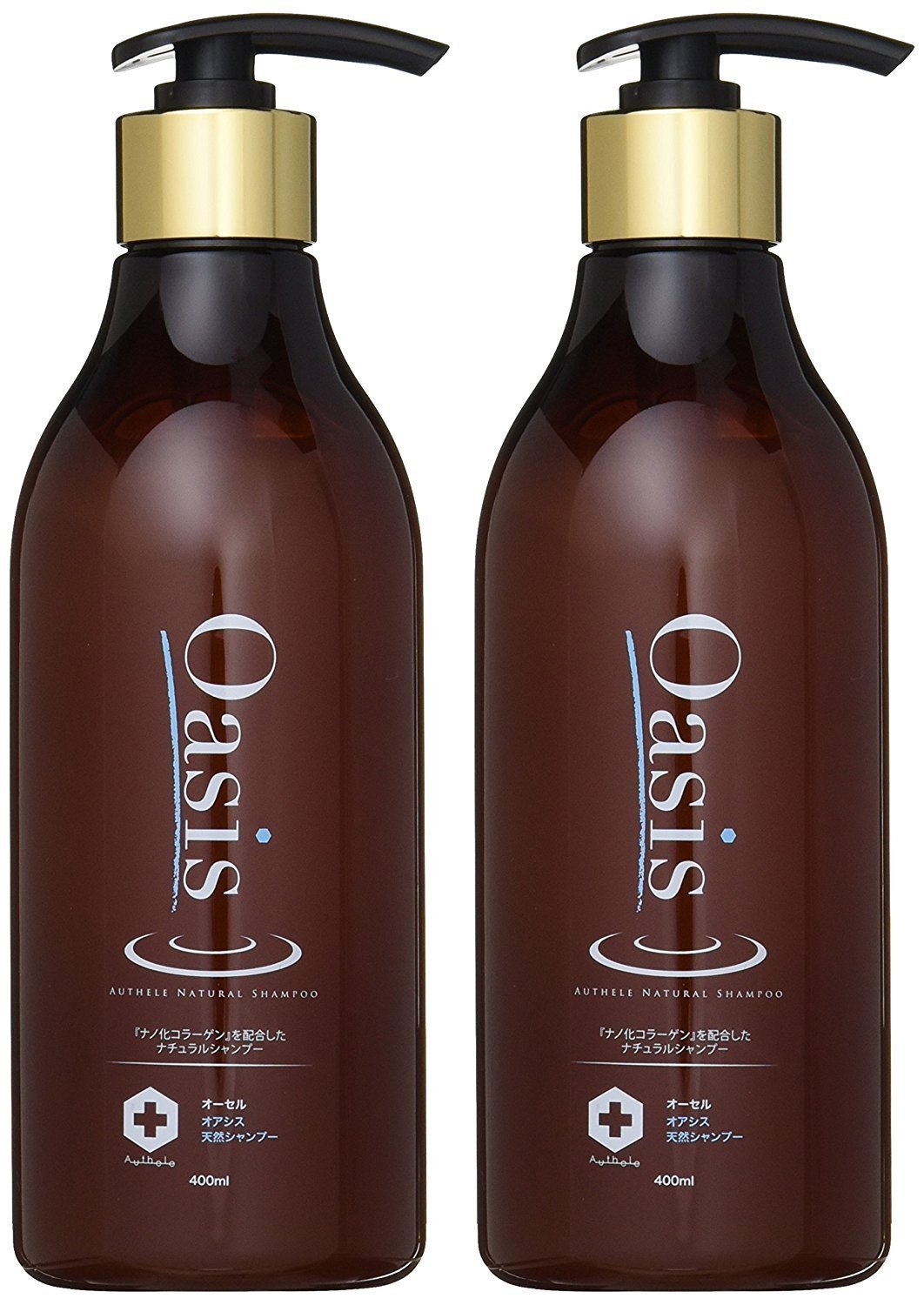 OASIS(オアシス) 天然シャンプー 400ml×2本セット