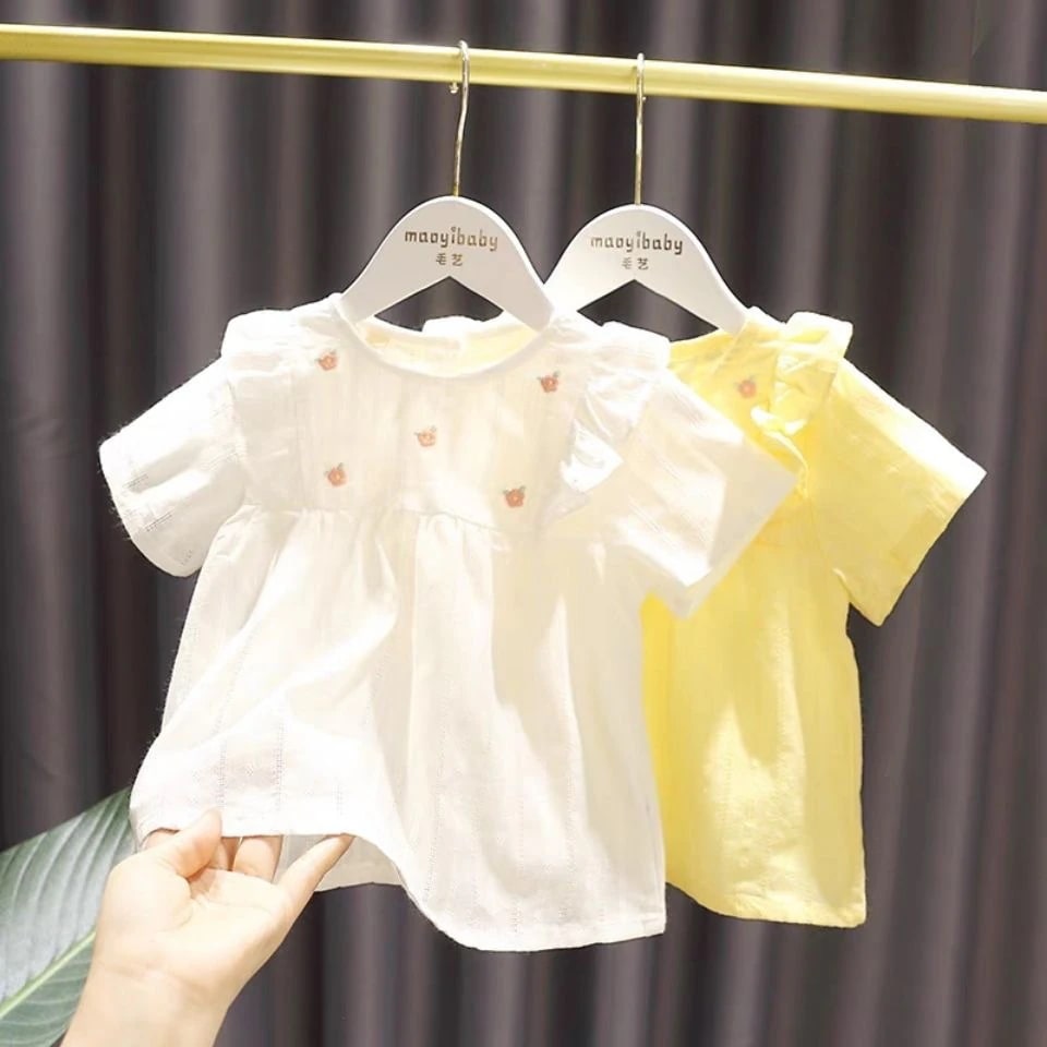 【1つ買うと10つ無料】女の女の子のお姫様スカート子供用サマードレスガールフレッシュで多目的な小さなフラワードールシャツの宝石夏のドレス
