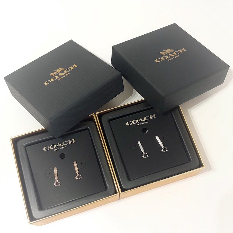 レディース ピアス ロゴ ゴールド シルバー 91446