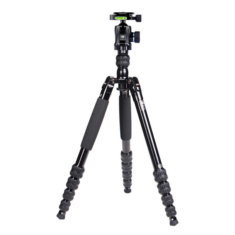 SIRUI　アルミ合金製マルチファンクション5段三脚セット(ボール雲台：K-10II) ［5段 /自由雲台］ ブラック　T-1005+K-10II-JP