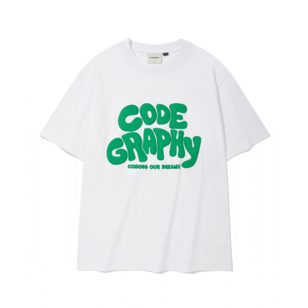 CODEGRAPHY JELLY ロゴ半袖Ｔシャツ_ホワイト