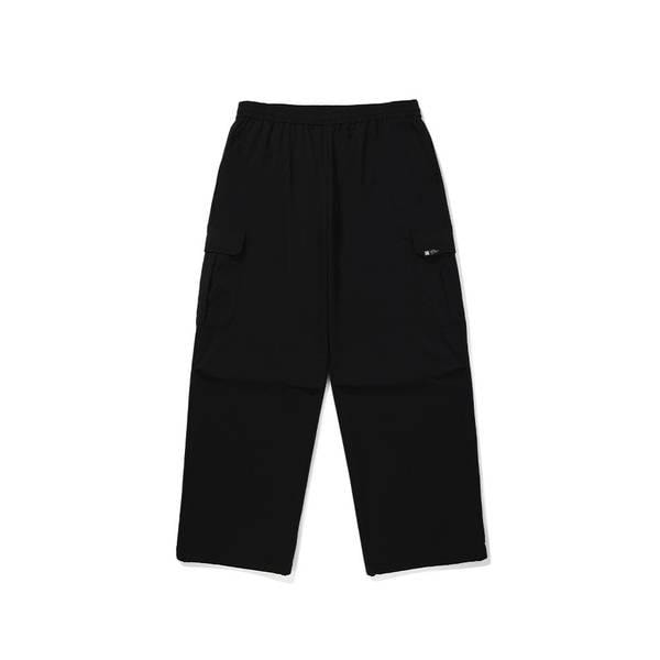 [公式] ピーチ起毛ストリングワイドパンツ BLACK