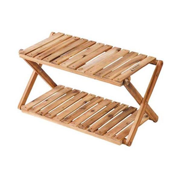 キャプテンスタッグ CSクラシックス 木製2段MOVEラック 600 UP-2582 7,096円