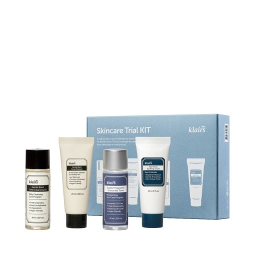 クレアスキンケアトライアルキット(クレンジングオイル30ml+フェイシャルクレンザー20ml+トナー30ml+スライディングクリーム20ml)