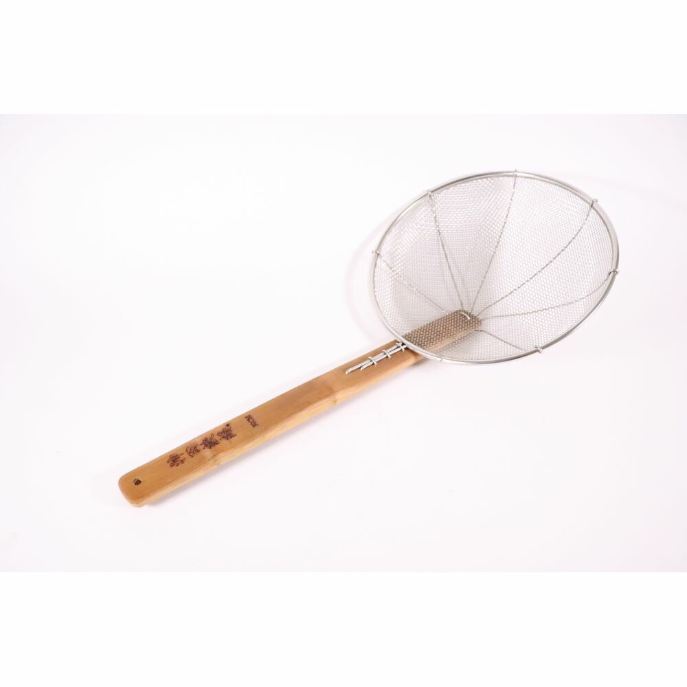 カンダ 神田鉄鍋 炭化竹柄 そば揚げ 30cm