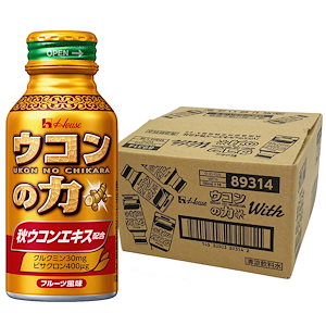 【Amazon.co.jp限定】 With(ウィズ) ウコンの力 ウコンエキスドリンク100mlx16本入り ハウスウェルネスフーズ