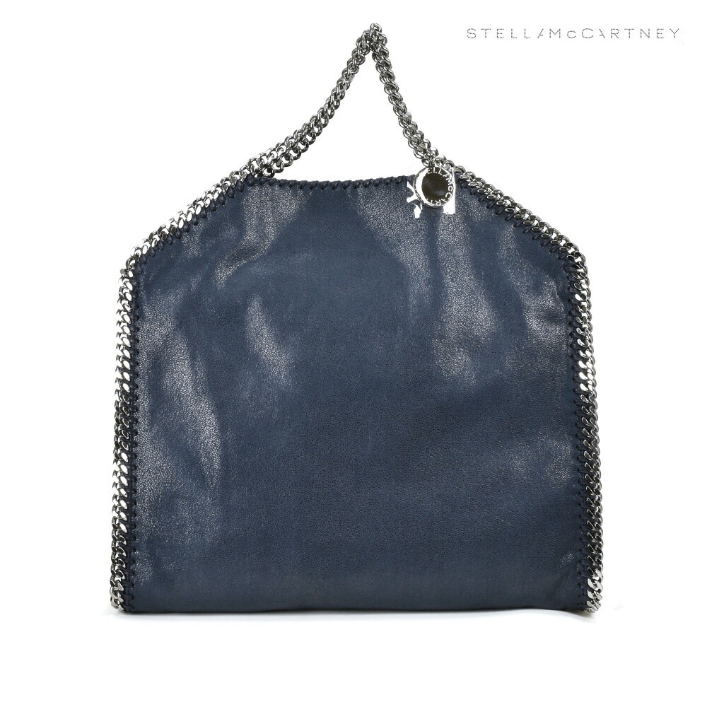 ステラマッカートニー STELLAMcCARTNEY FALABELLA ファラベラ トートバッグ ハンドバッグ クラッチバッグ ネイビー[234387w9132-4061］