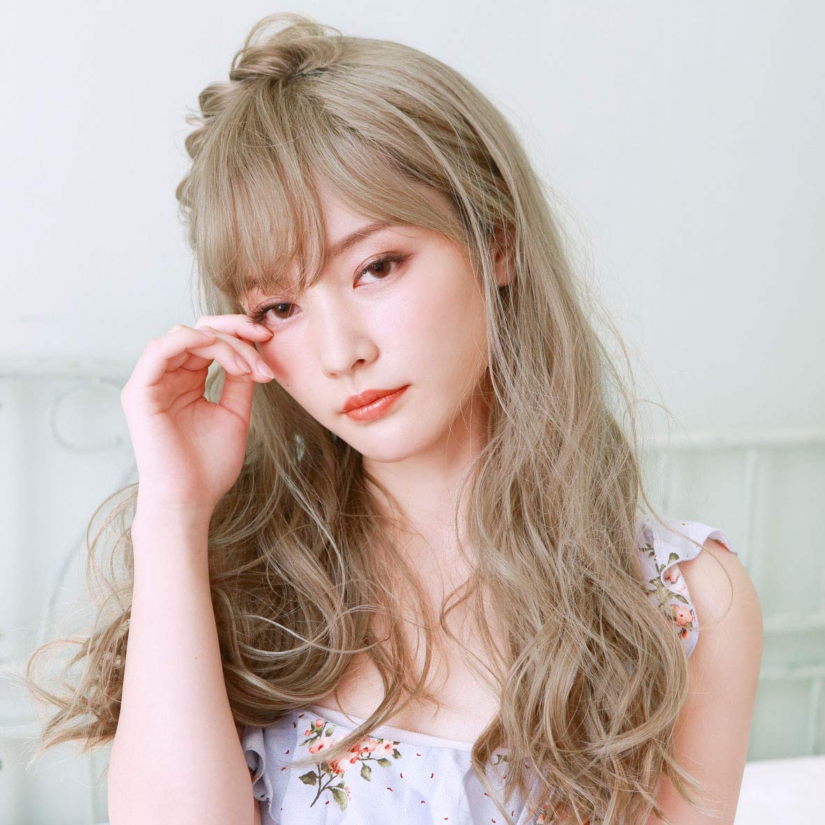 オールシアーウェーブロング耐熱ハニーブロンズ