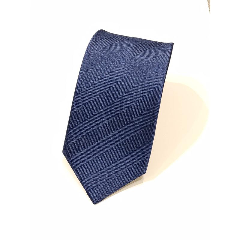 2026 SS ワンポイント ソリッド ネイビー ネクタイ (DMG1ACF1202N1)