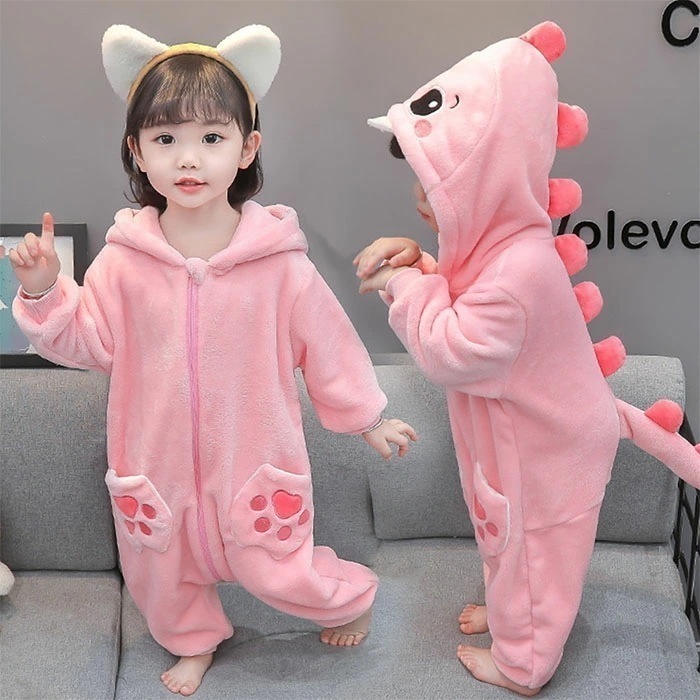 ルームウェア キッズ もこもこ 冬 可愛い ルームウェア もこもこ 動物 着ぐるみ 着る毛布 恐竜 きぐるみ 子供 パジャマ ホームウェア 部屋着 寝巻き 寝間着 ナイトウェア 女子 暖かい