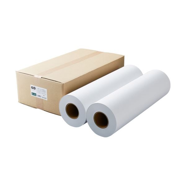 TANOSEEPPC・LEDプロッタ用普通紙 A1ロール 594mm×200m 3インチ紙管 素巻き 1箱(2本) 8,166円
