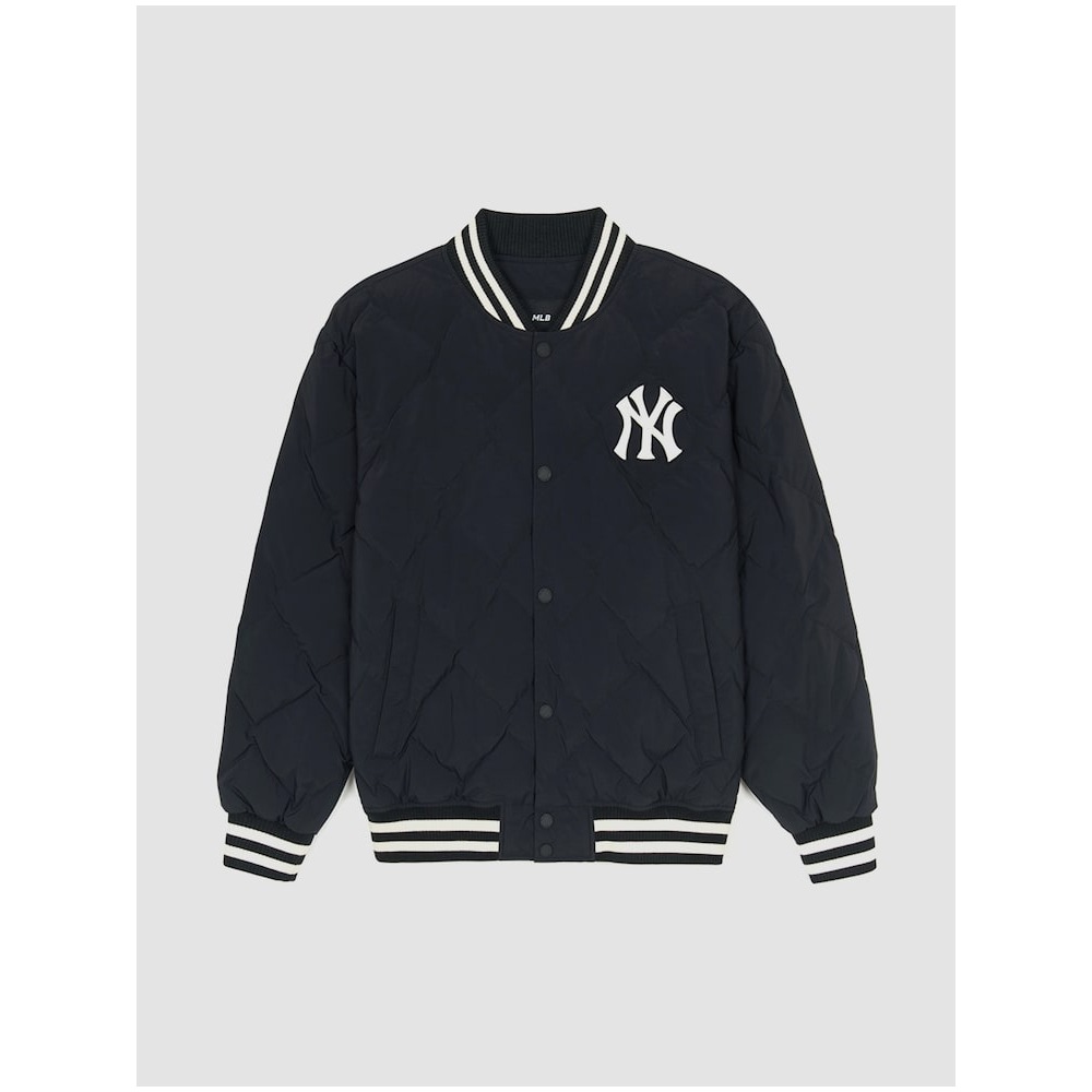 MLB バーシティダイヤモンドキルトリップライトウェイトショートパッド NY (ブラック) QHHC3ADJV0646-50BKS