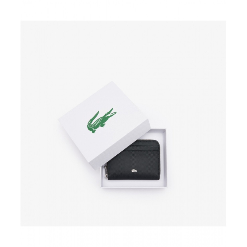 LACOSTE レディース デイリーシティコイン財布 [ブラック]