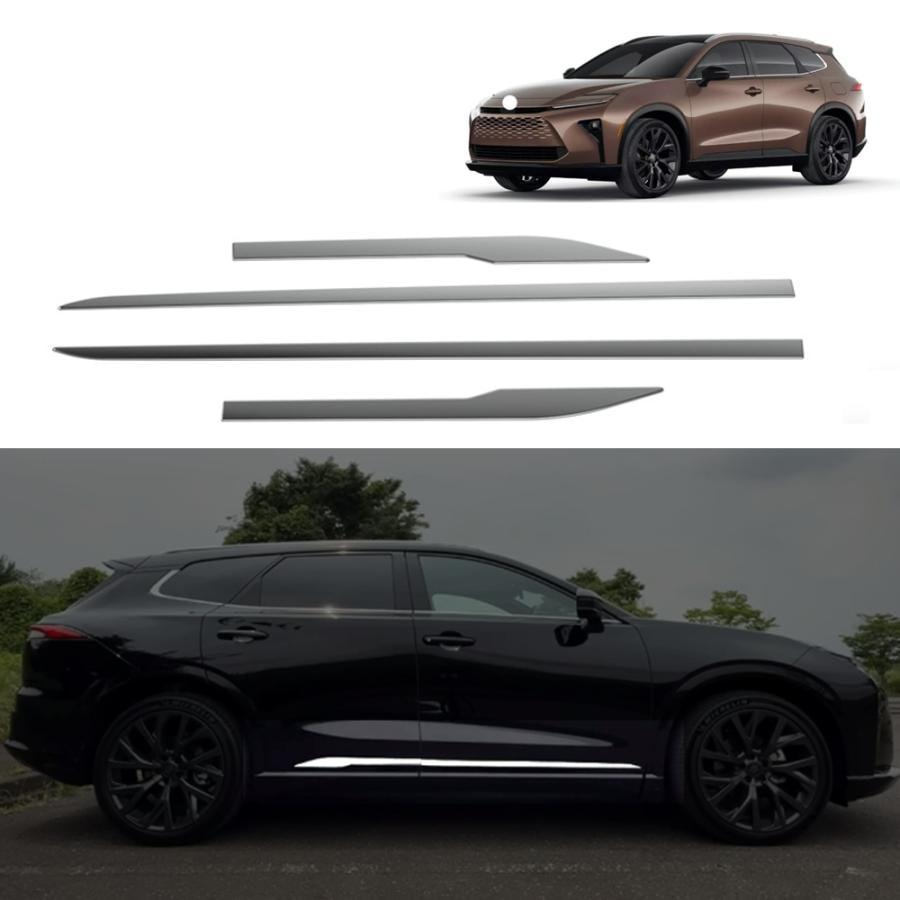 新型クラウン ドアロアガーニッシュ クラウン エステート RS Z オシャレ ドレスアップ アクセサリー 外装 パーツ サイドドアガーニッシュ