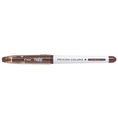 トップ （まとめ買い）消せるカラーサインペン フリクションカラーズ ブラウン [x10] 筆記具