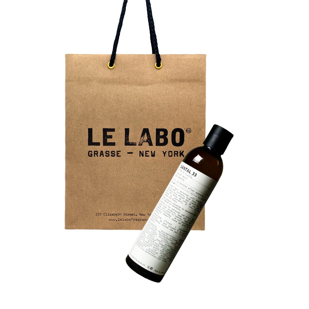 【国内正規品】Le Labo ル ラボ SHOWER GEL (シャワー ジェル) SANTAL 33 (サンタル 33) 237mL ショッパー付き プレゼント　ギフト
