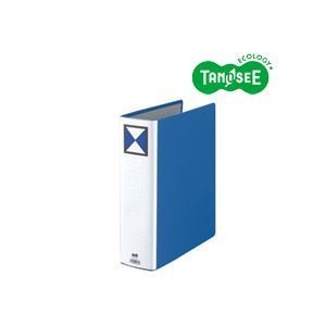 値引きする （まとめ）TANOSEE 30冊 青 70mmとじ A4タテ 両開きパイプ式ファイル ファイル