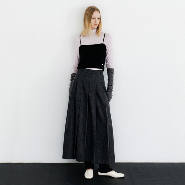 PLEATS MAXI SKIRT (SK-5062)