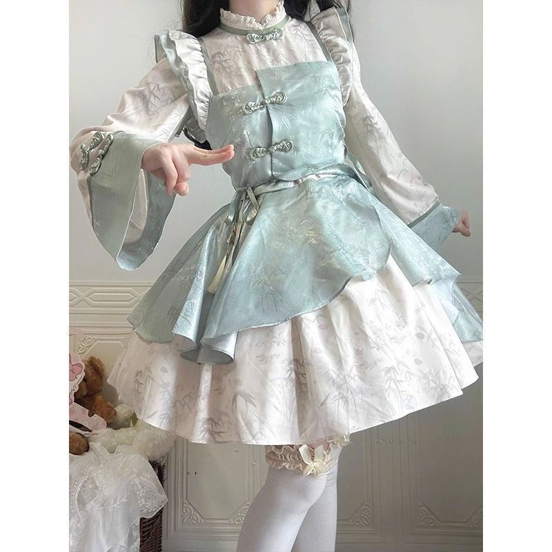 ロリータ 二次元 オリジナル 可愛らしい 改良チャイナドレスロリータOPワンピース 5,044円