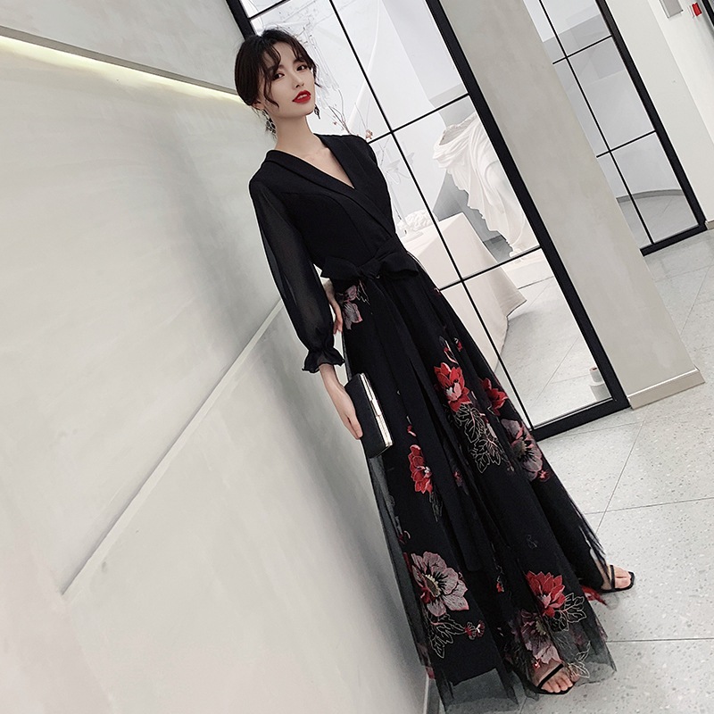レディースドレス パーティードレス ロング丈 6タイプ 妖精 発表会 宴会 結婚式
