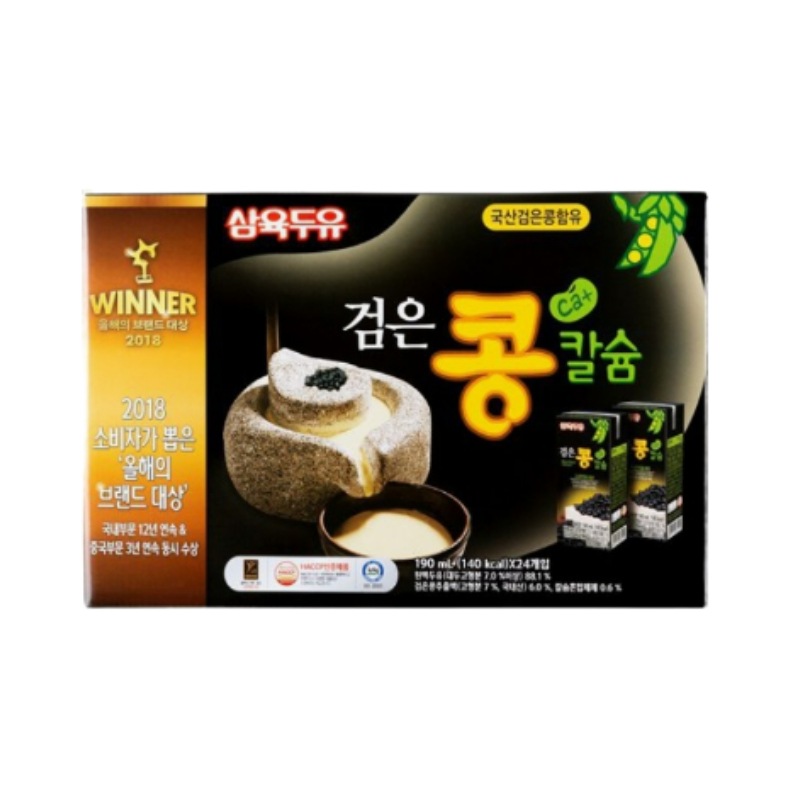 黒豆カルシウム豆乳 (190ML 24入)