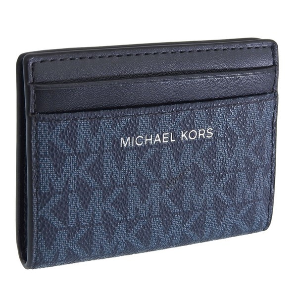 マイケルコース カードケース カード入れ メンズ アウトレット ネイビー COOPER FOLIO BIFOLD WALLET 36S5LCOF1B-ADMPLB MICHAEL KORS