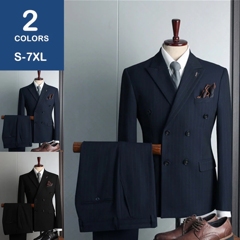 スーツ メンズ 2ピーススーツ おしゃれ スーツセットアップ ビジネススーツ ボーダー柄 リム カジュアルスーツ フォーマルスーツ 洗える 紳士服 面接 通勤 9,481円