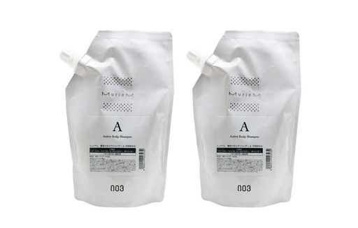 【X2個セット】 ナンバースリー ミュリアム クリスタル 薬用スカルプシャンプー A 500ML 詰替え用 医薬部外品