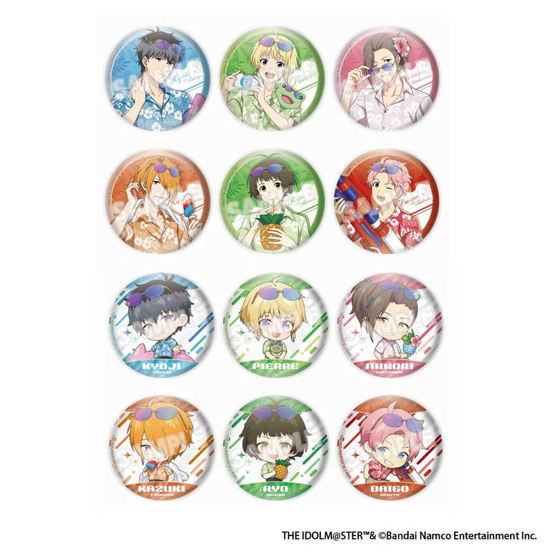 フーモア THE iDOL M@STER SideM ランダム缶バッジ(コンプリートセット)