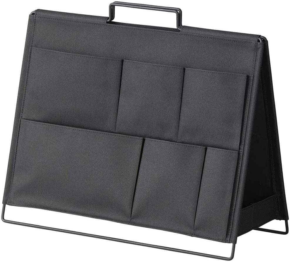 （まとめ買い）折りたたみ収納 ツールスタンド デスク 黒 KSP001Dクロ [x3]